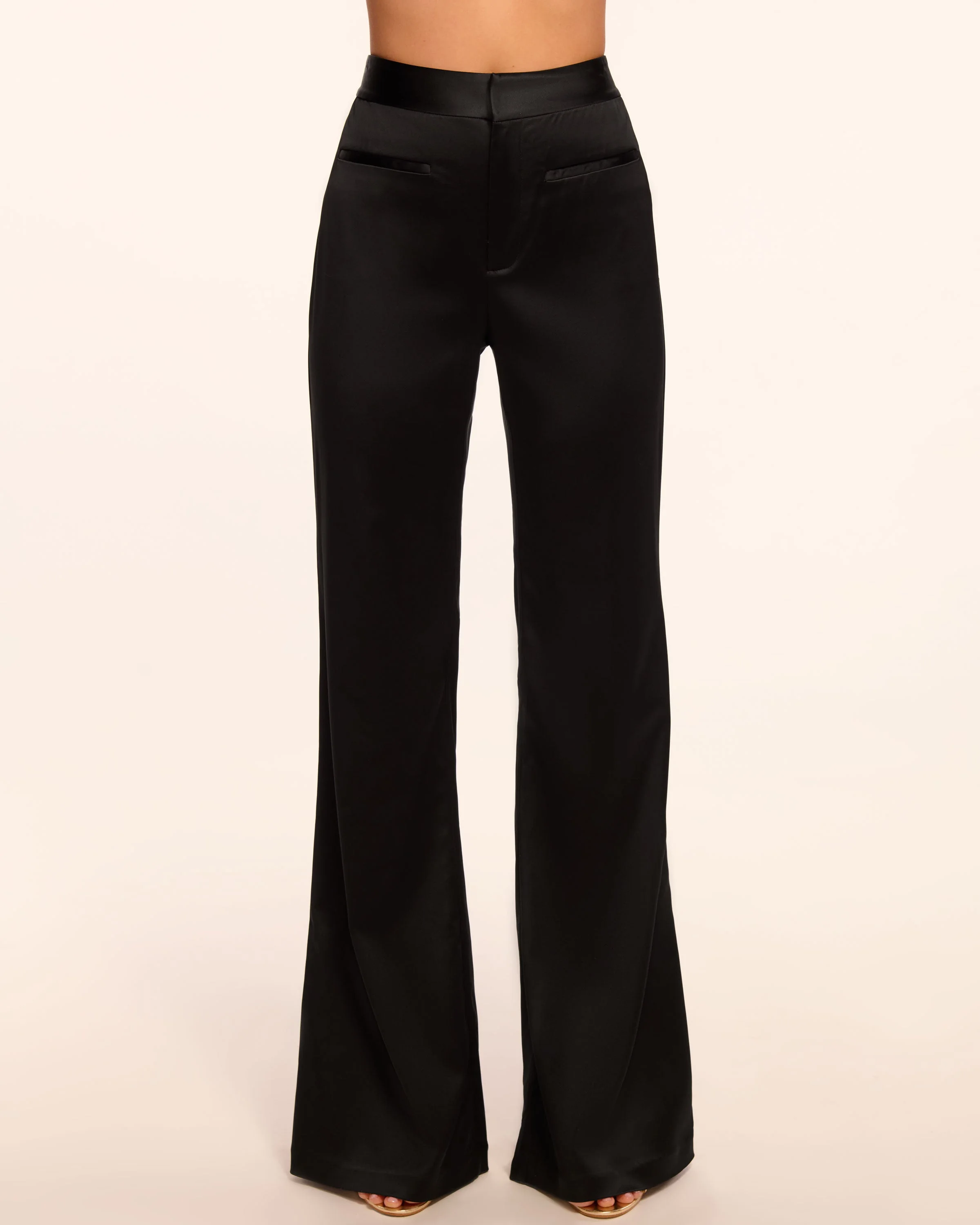 Vespera Satin Low Rise Pant - 1