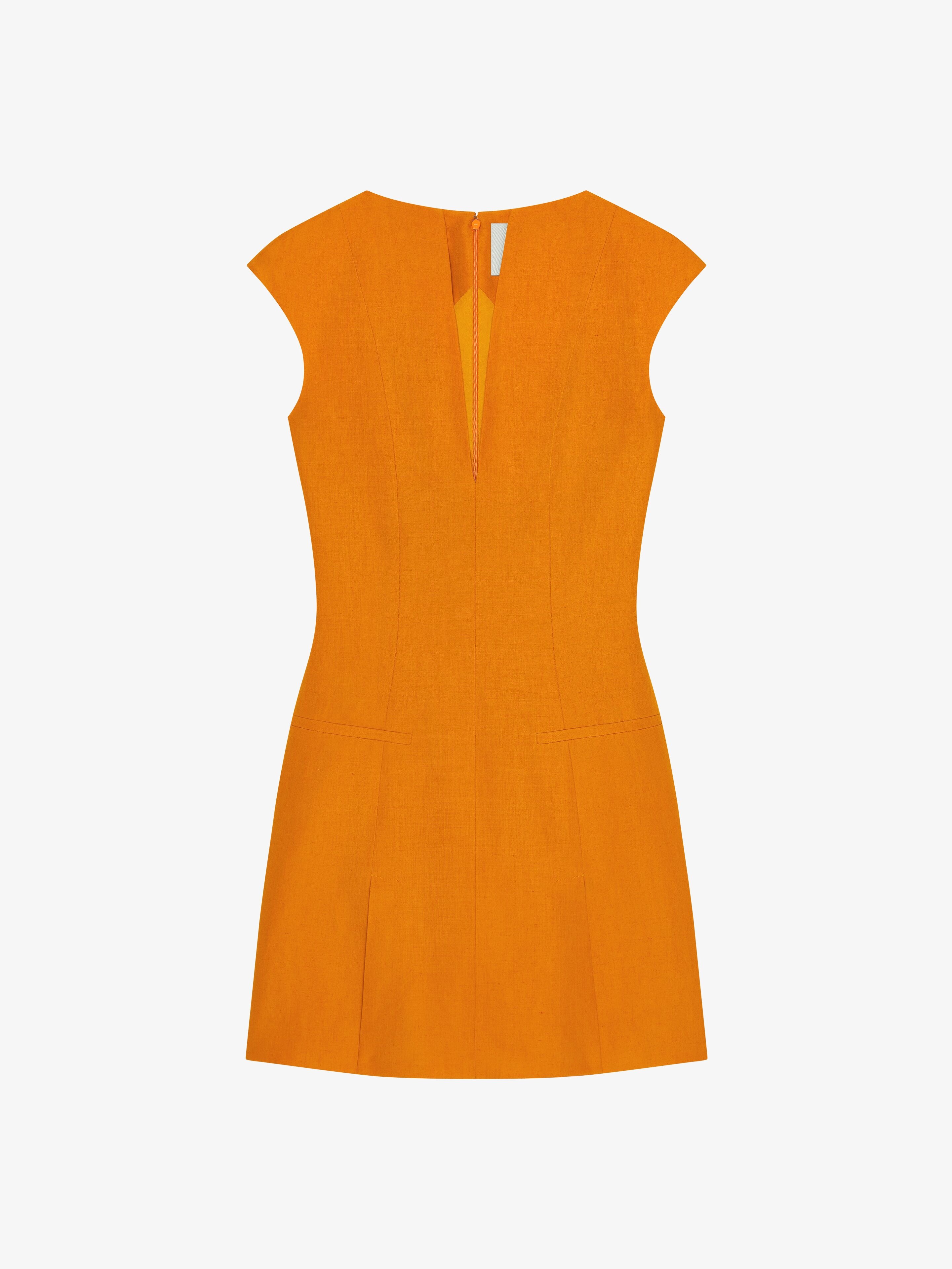 DRESS IN LINEN AND SILK - 1