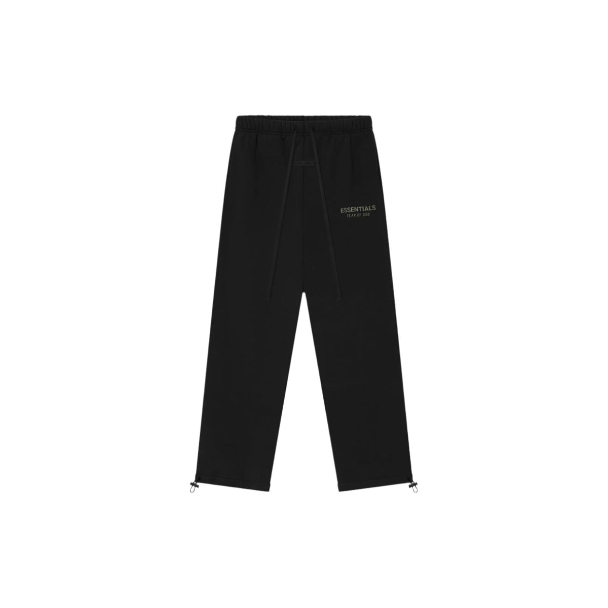 RELAXED FLEECE SWEATPANTS (JET BLACK) - 12