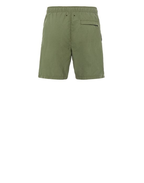 B0946 BRUSHED NYLON_GARMENT DYED OLIVE GREEN - 2
