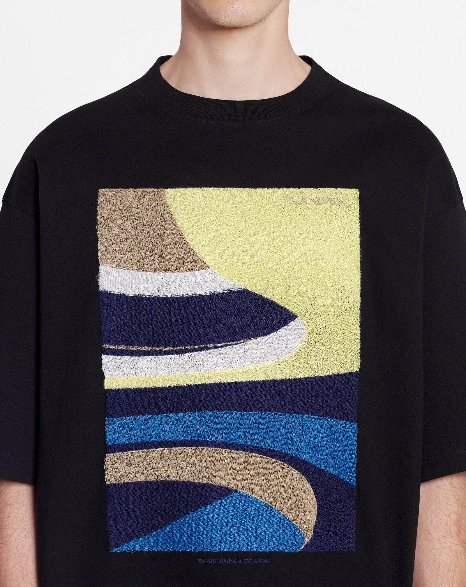 DAUNOU EMBROIDERED LOOSE-FITTING T-SHIRT - 5