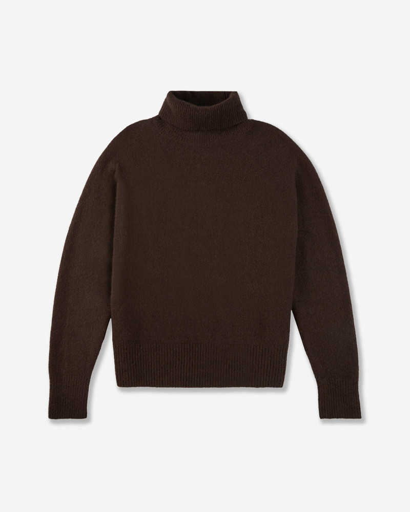Regular fit polo neck in wool and Alpaca 1