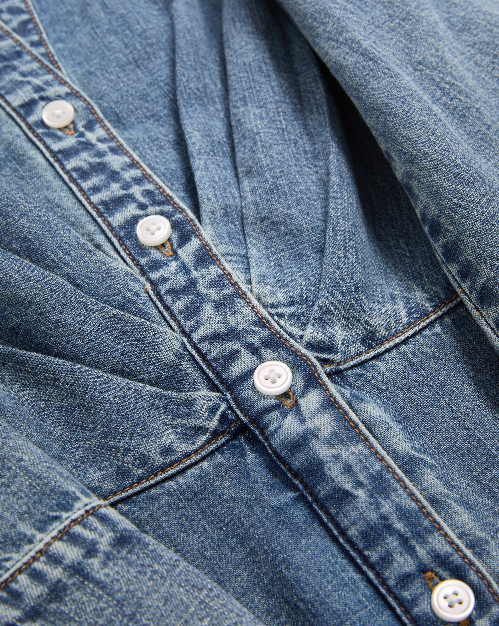 HAYDON DENIM MIDI DRESS - 4
