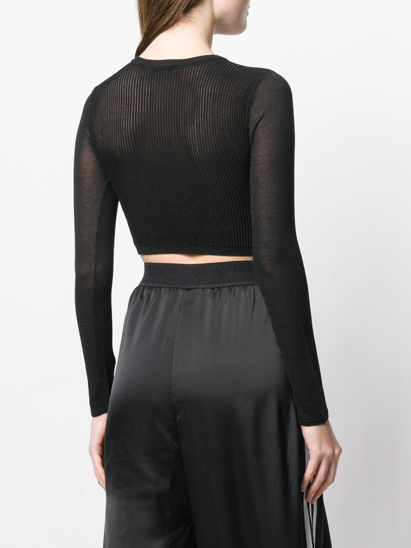 ribbed cropped jumper 4
