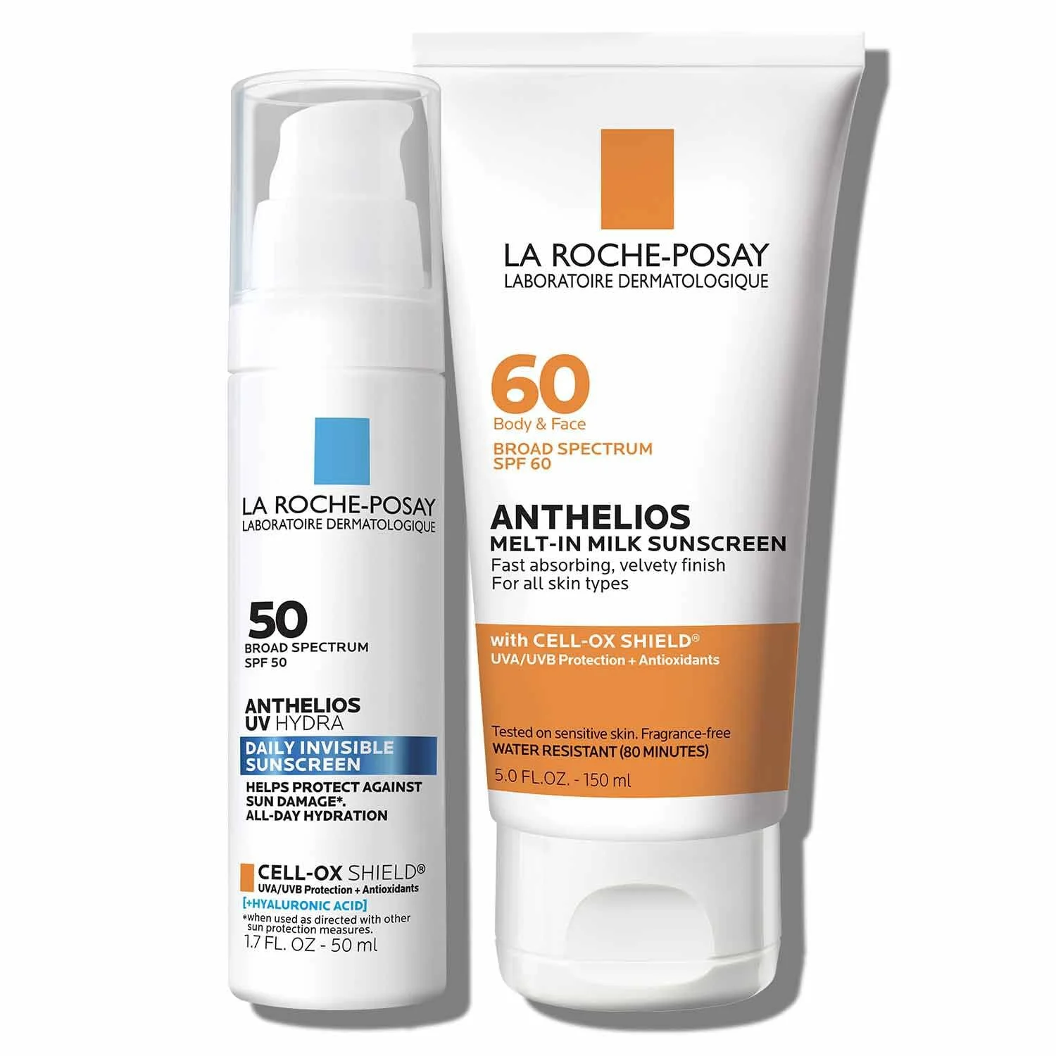 Anthelios UV Hydra SPF 50 & Melt-in Milk SPF 60 Sunscreen Set - 1
