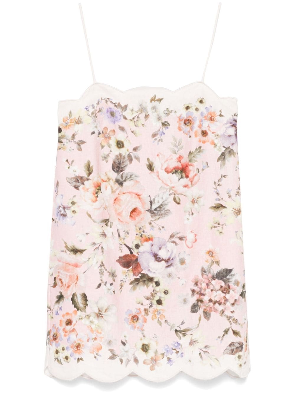 acacia scallop mini dress - 1