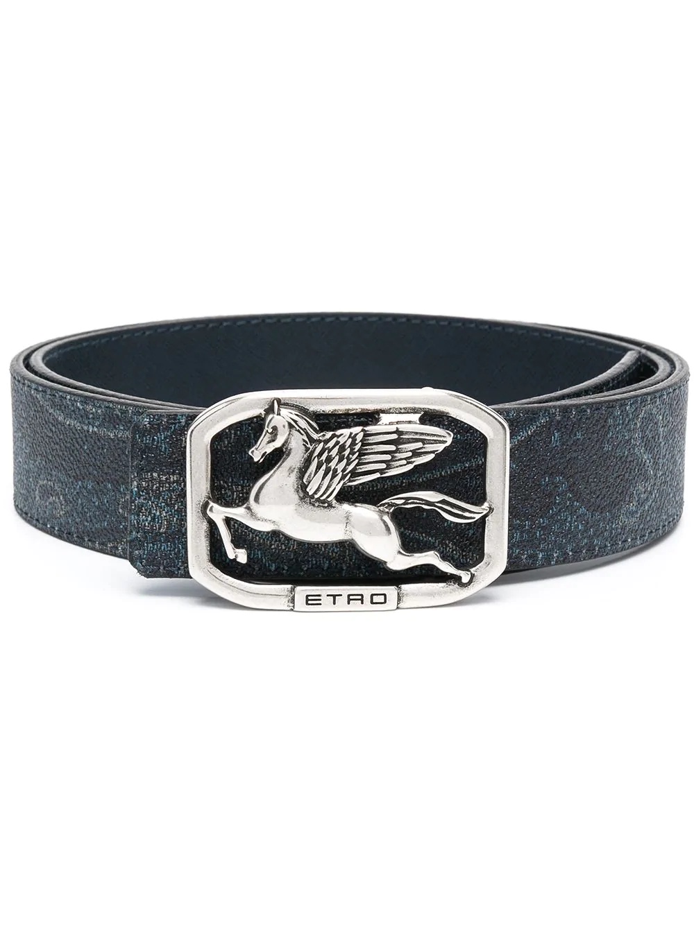 logo-buckle belt - 1