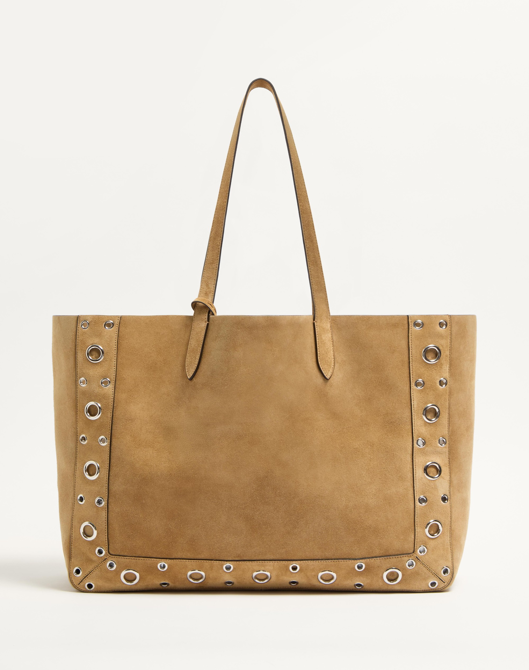 VALENTINO GARAVANI NELLCÔTE LARGE SUEDE SHOPPING BAG - 5