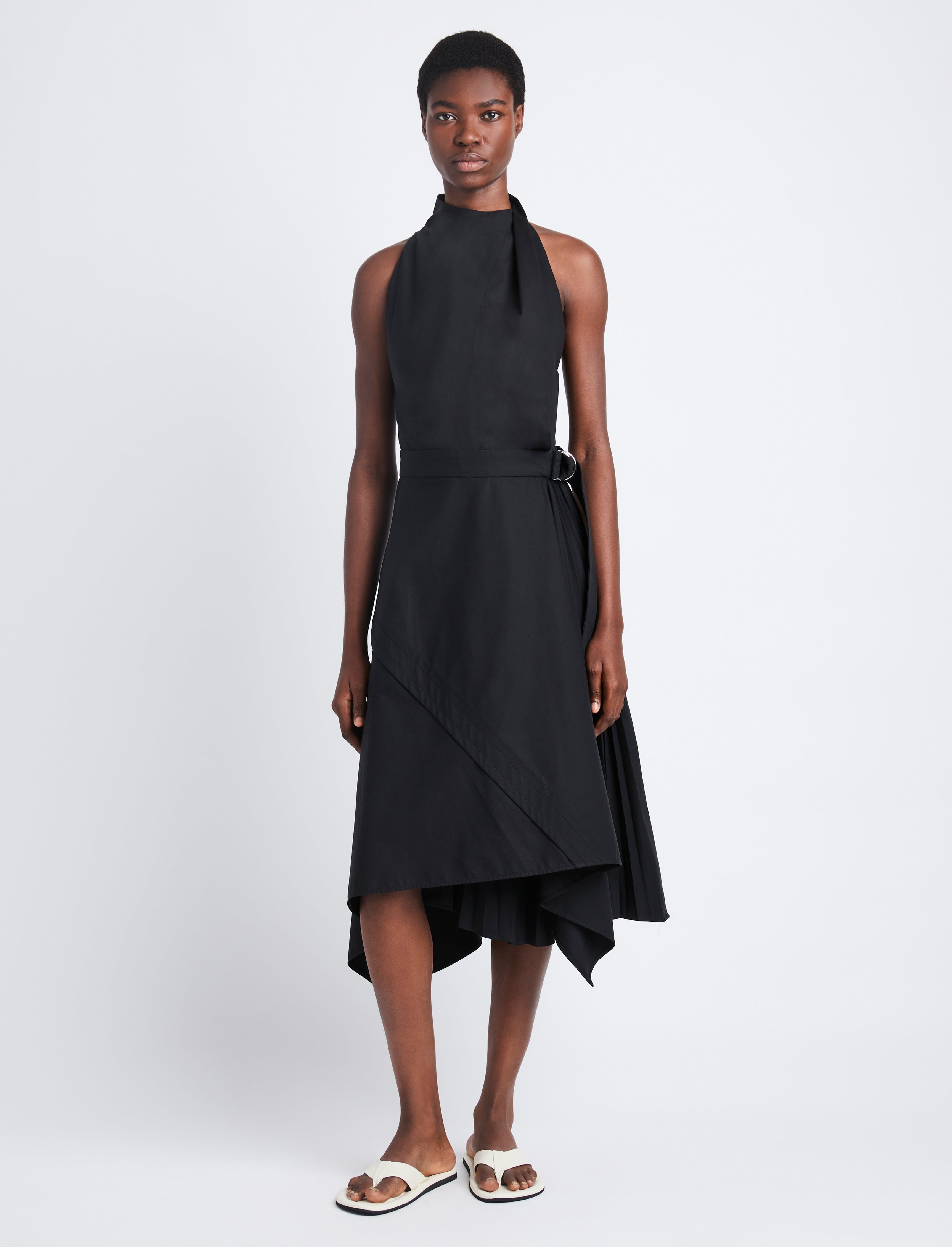 Yoko Dress in Compact Poplin - 2