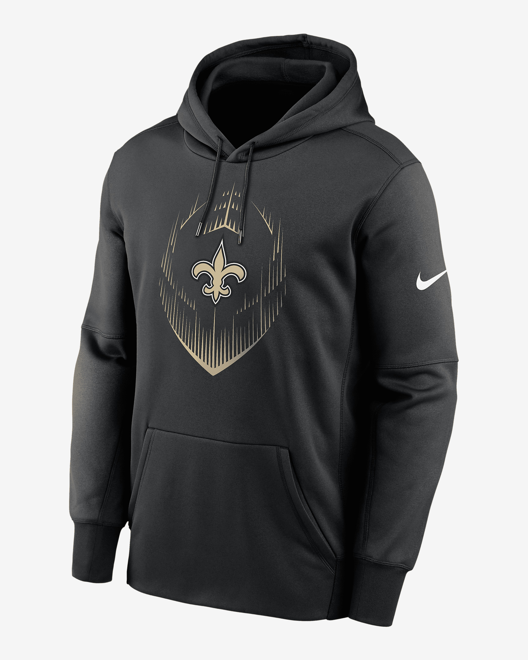 New Orleans Saints Icon Men’s Nike Therma NFL Pullover Hoodie - 1