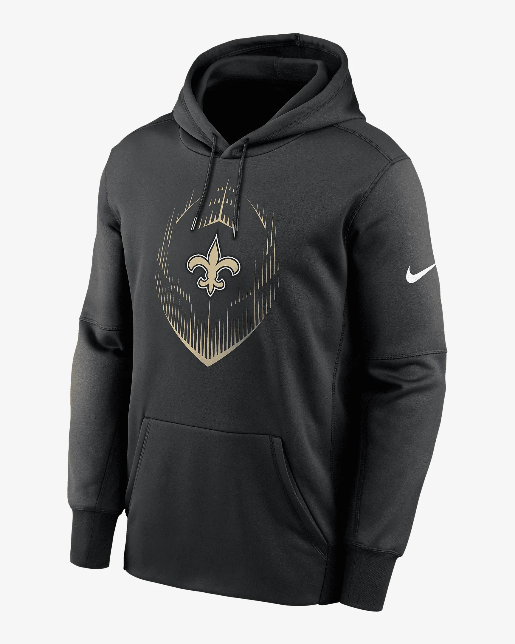 New Orleans Saints Icon Men’s Nike Therma NFL Pullover Hoodie - 1