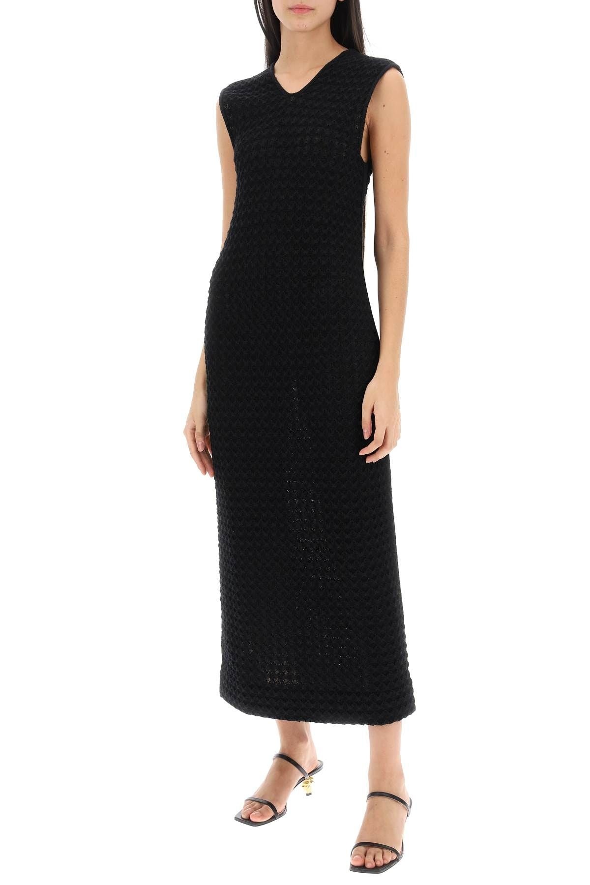 MIDI DRESS IN OPENWORK KNIT - 2