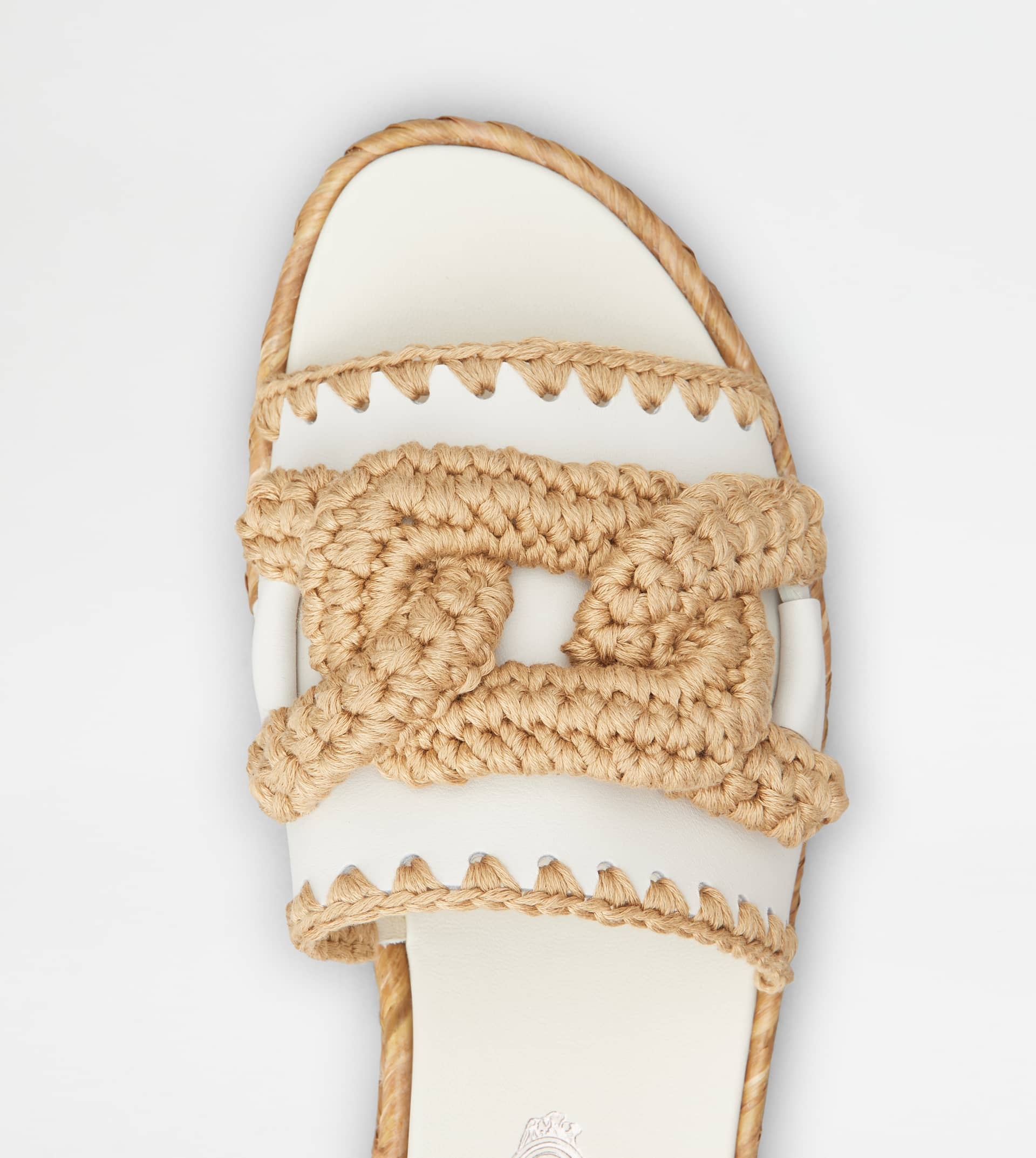 KATE SANDALS IN LEATHER - WHITE - 3