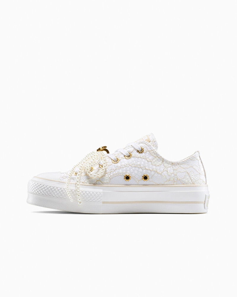 Converse Chuck Taylor All Star Lift Platform Pearls outlook
