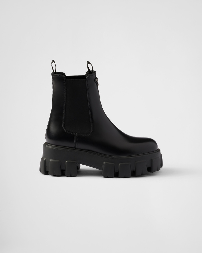 Monolith brushed leather Chelsea boots 2