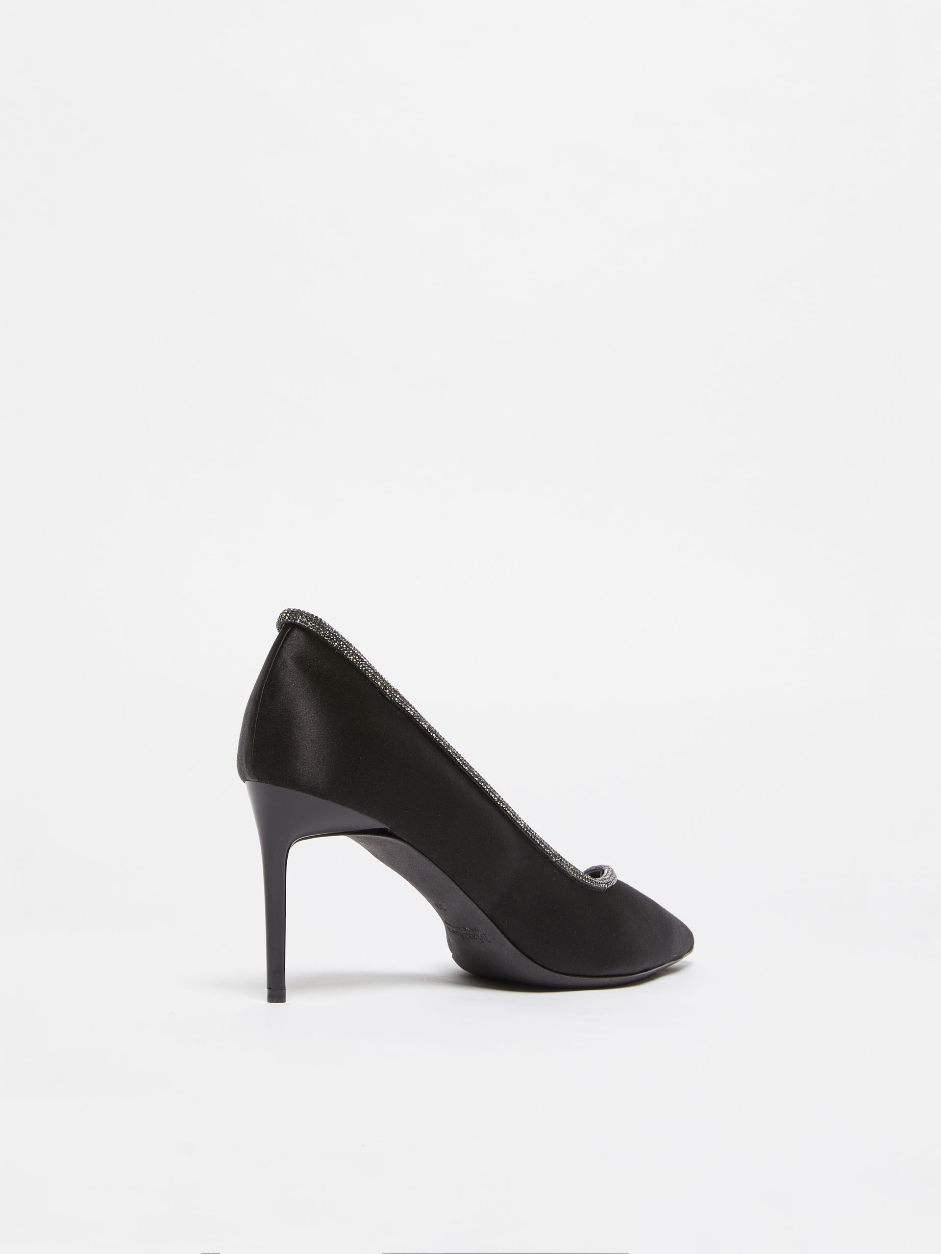 ROSPV Satin court shoes with rhinestones - 3