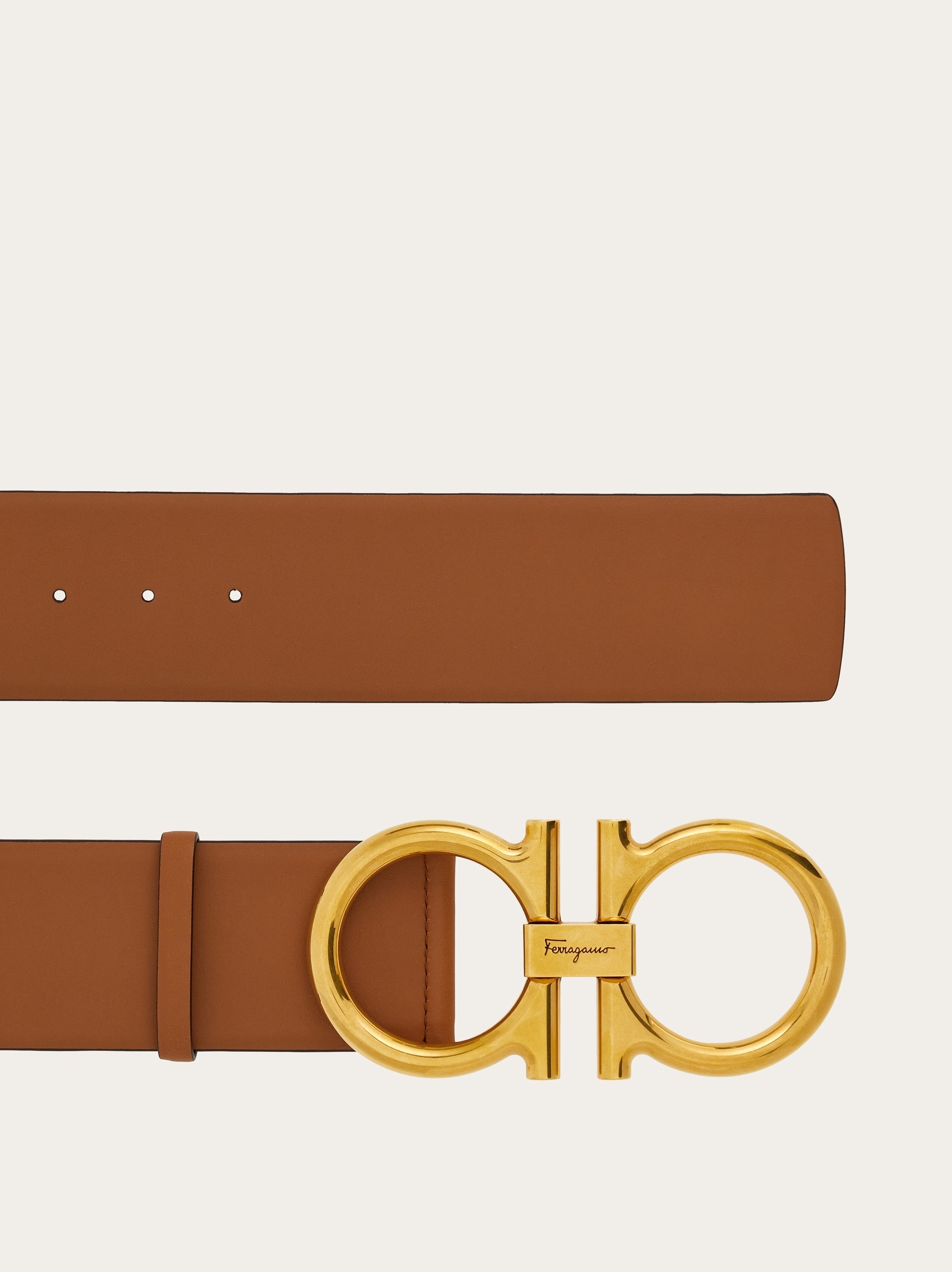High waist Gancini belt - 2