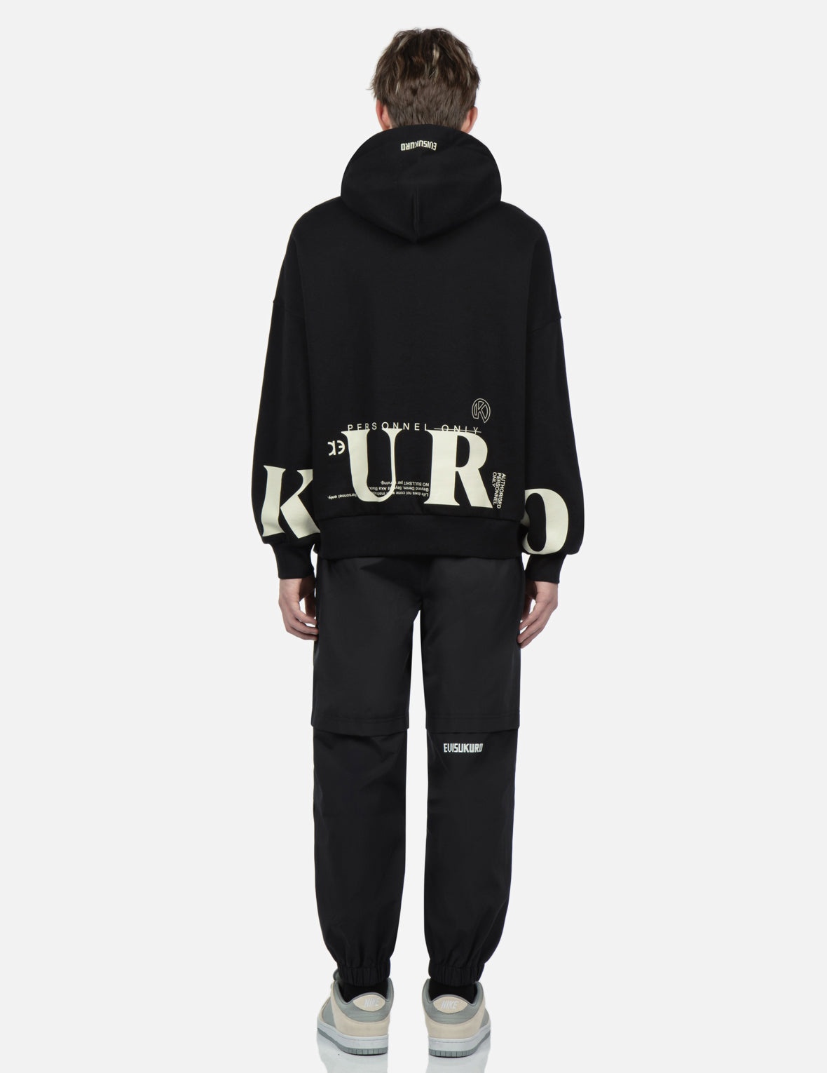 Logo Print Oversized Hoodie - 6