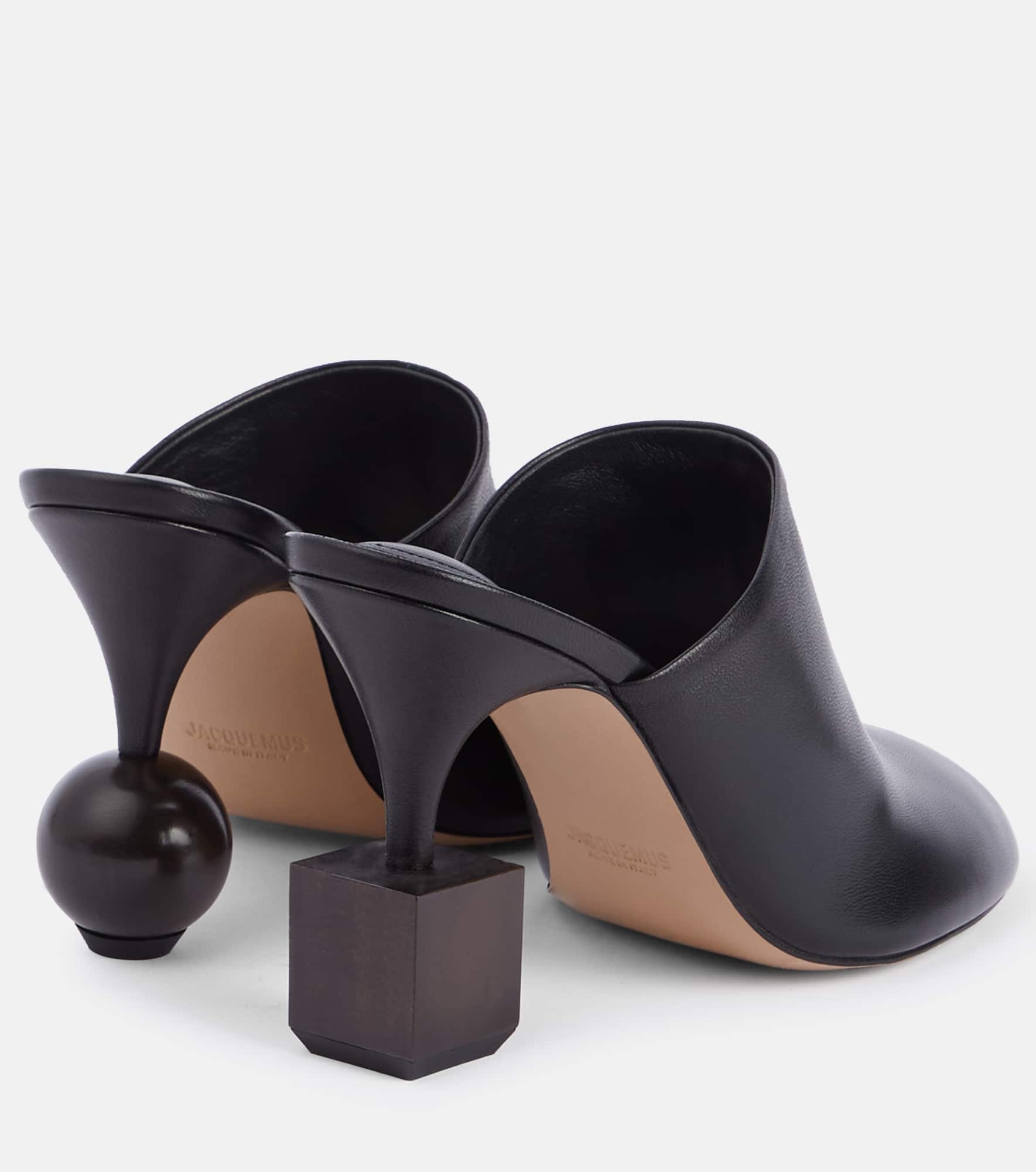 Bisou 90 leather mules - 2