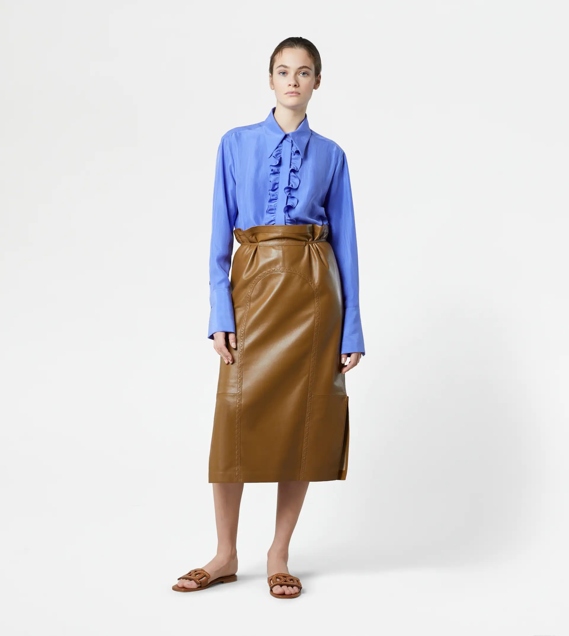 SILK BLOUSE - VIOLET - 2