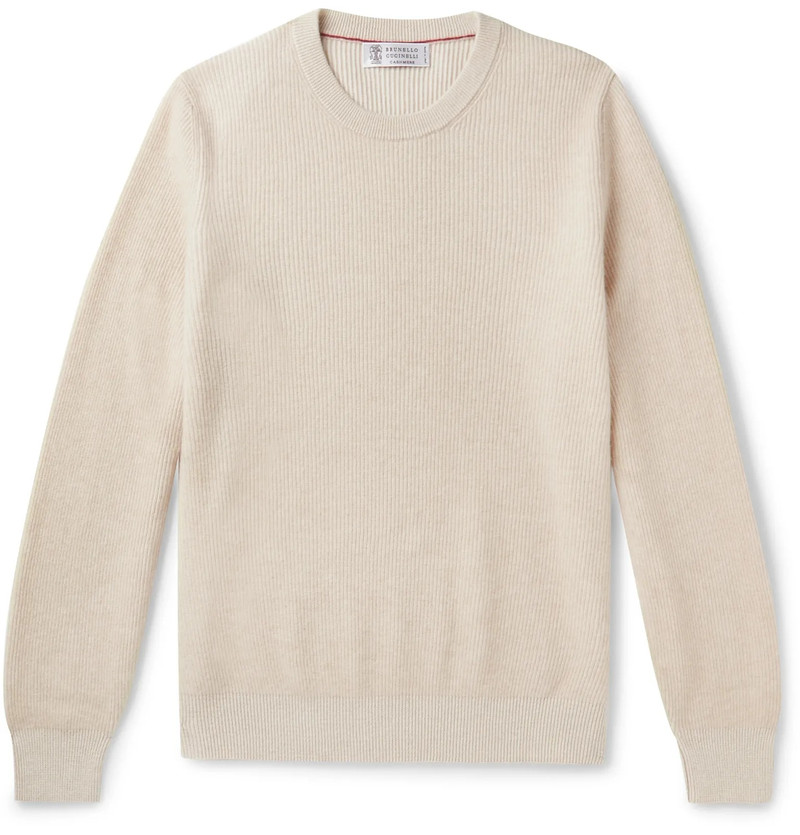Ribbed Cashmere Sweater 7