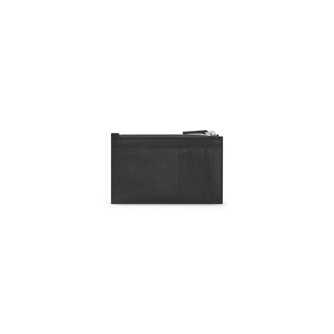 Men's Cash Large Long Coin And Card Holder in Black - 2