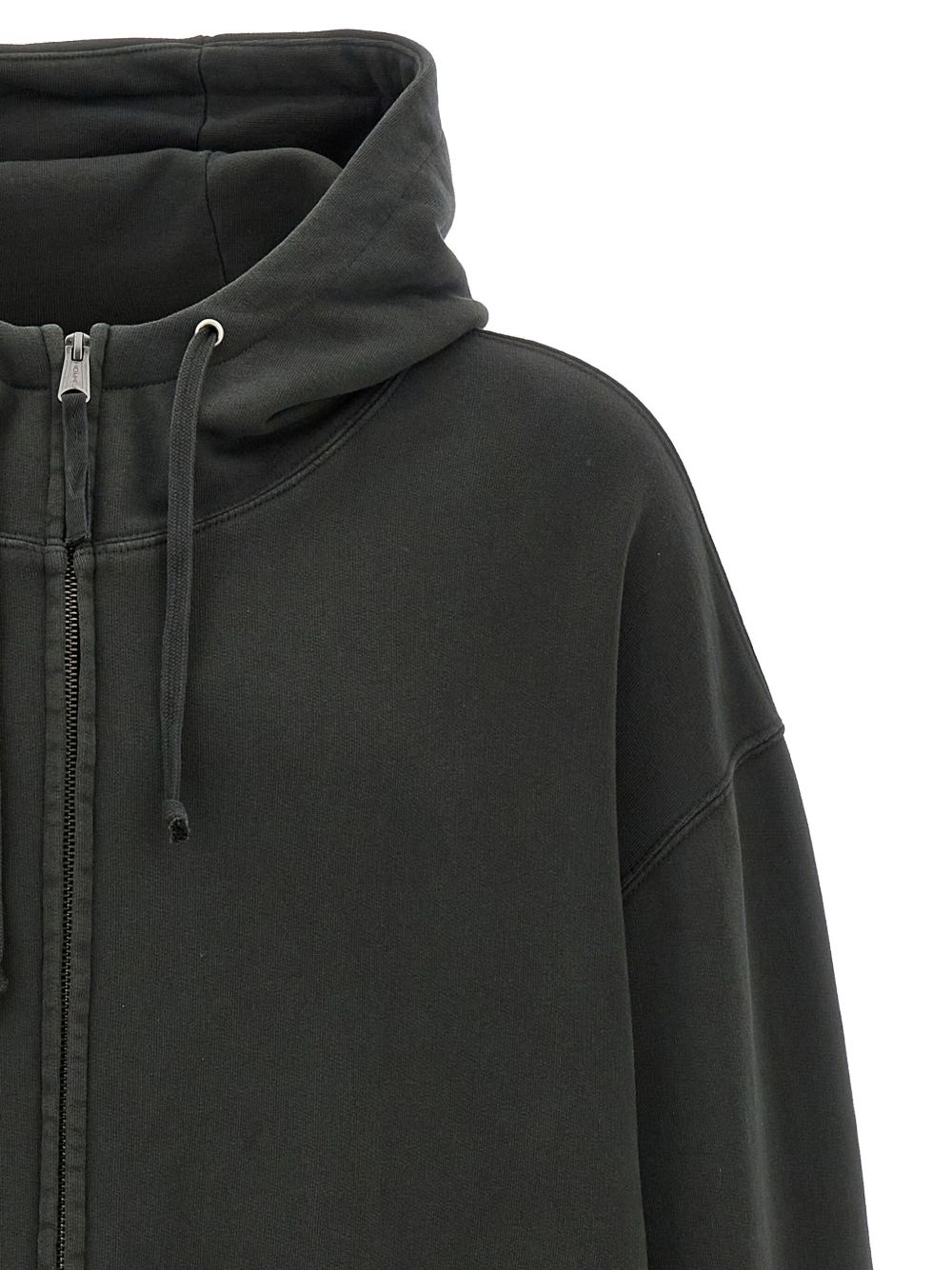 numbers-print hoodie - 3