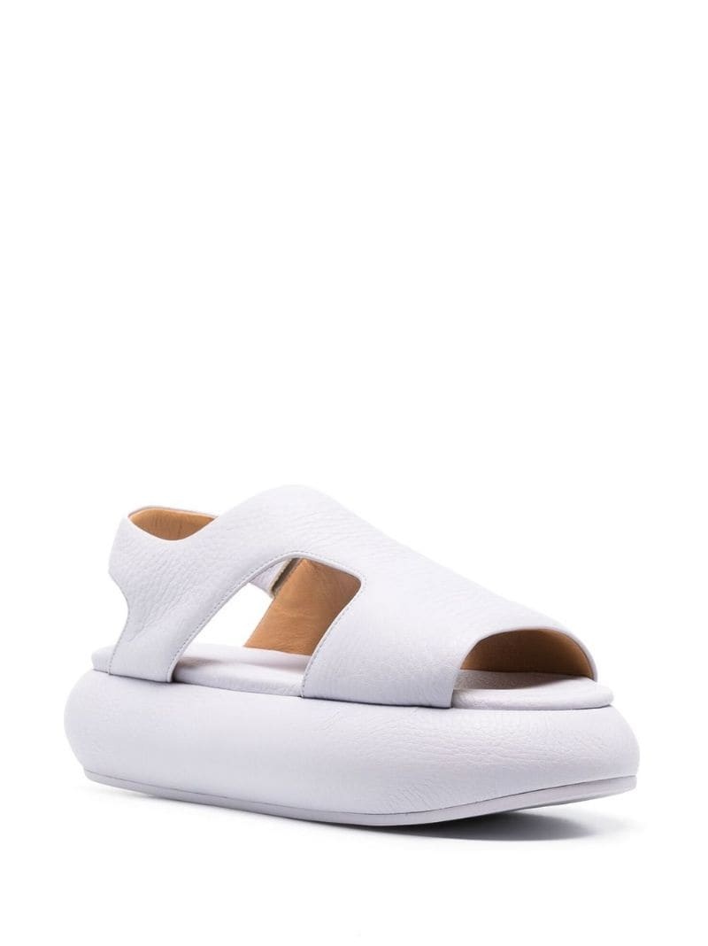 chunky-bubble sole open-toe sandals - 2