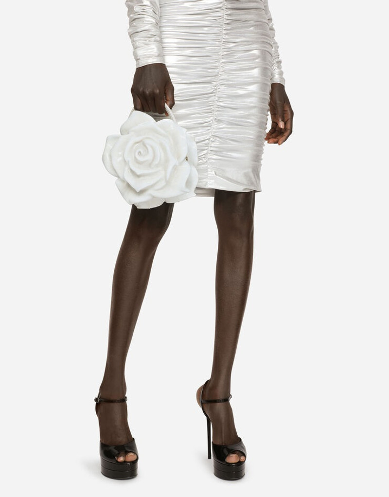 Dolce & Gabbana Resin rose-design Dolce Box bag outlook