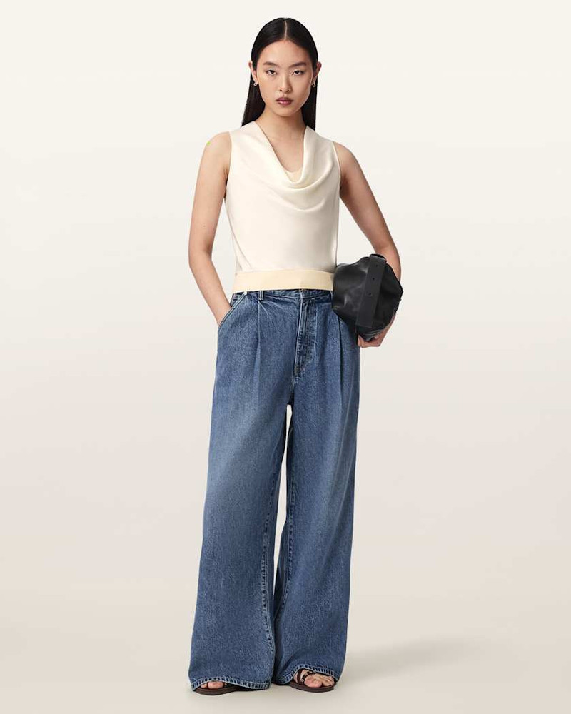 ZOEY SLEEVELESS COWL NECK TANK TOP 5