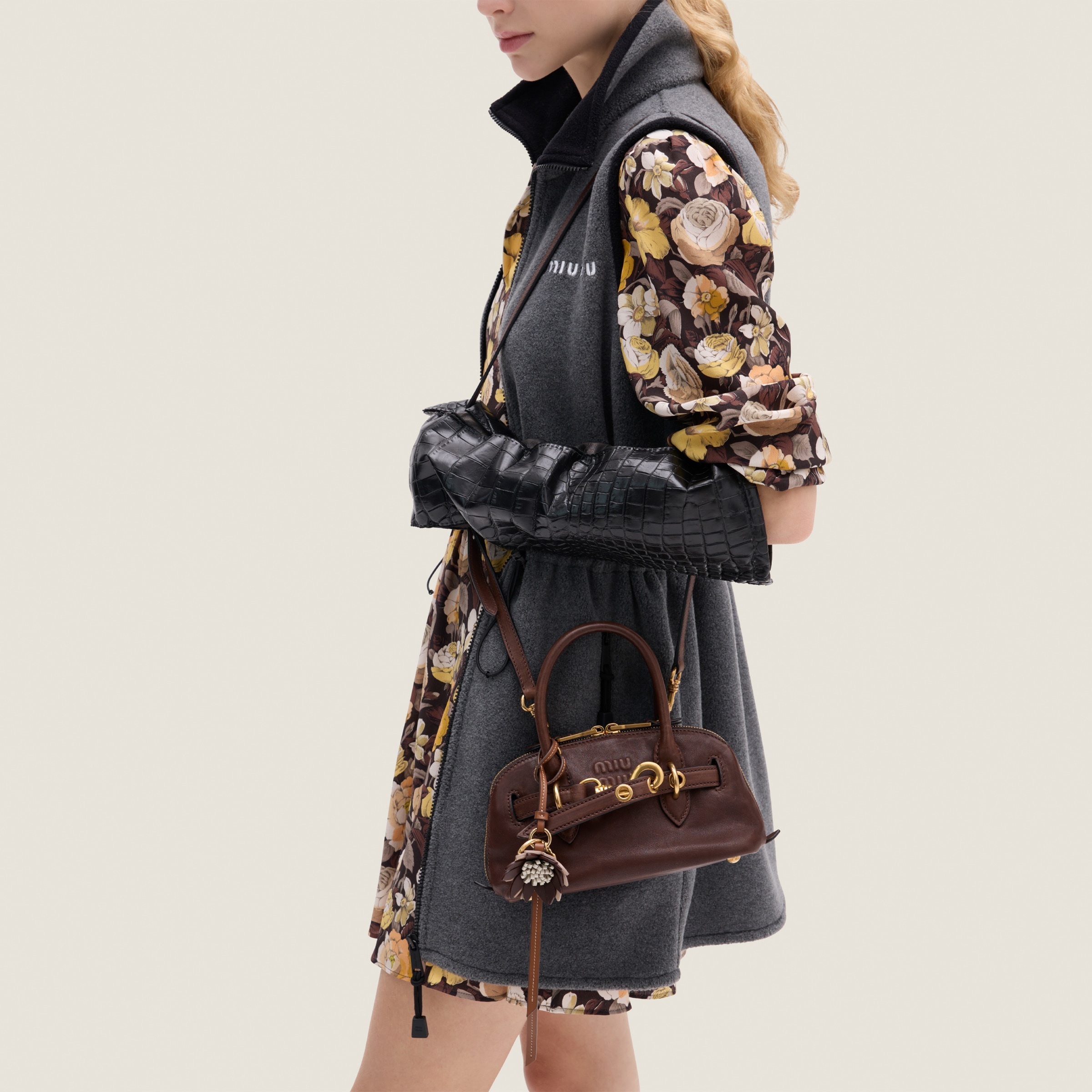 Aventure mini nappa leather bag - 5