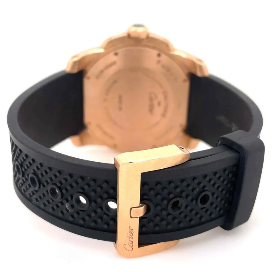 Pre-owned Cartier Calibre de Cartier Diver Black Dial Men's Watch W7100052 - 5