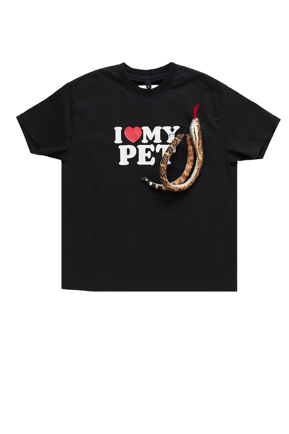 Doublet I Love My Pet T-Shirt Black - 3