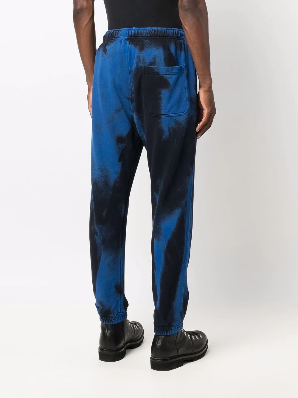 overdyed cotton sweatpants - 4