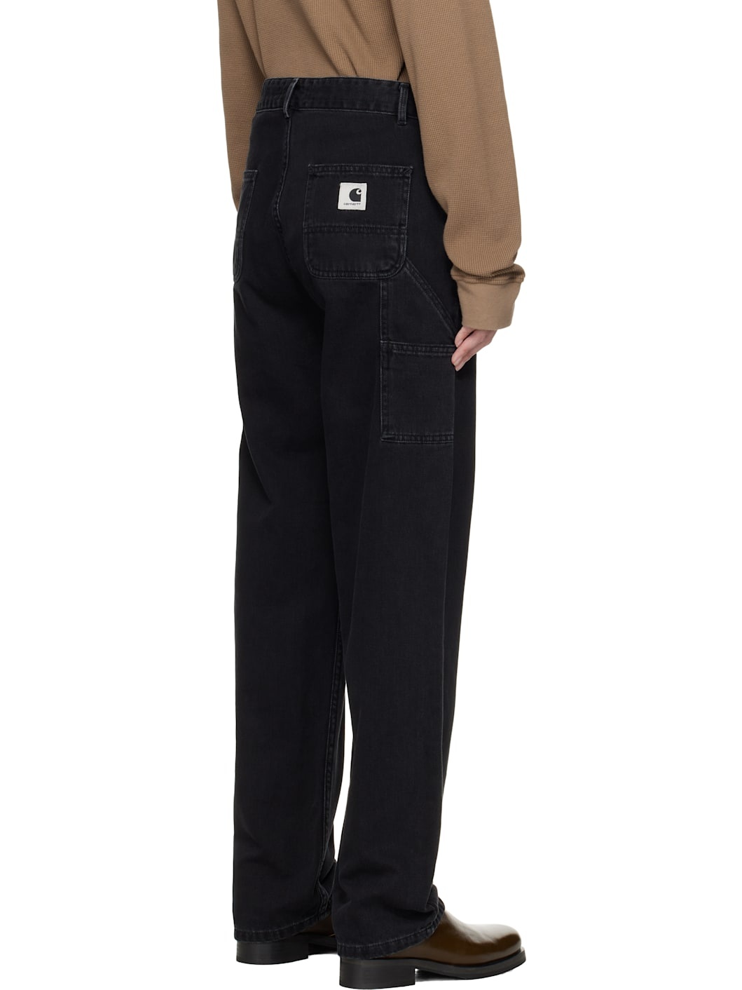 Black Pierce Pant Straight Jeans - 3