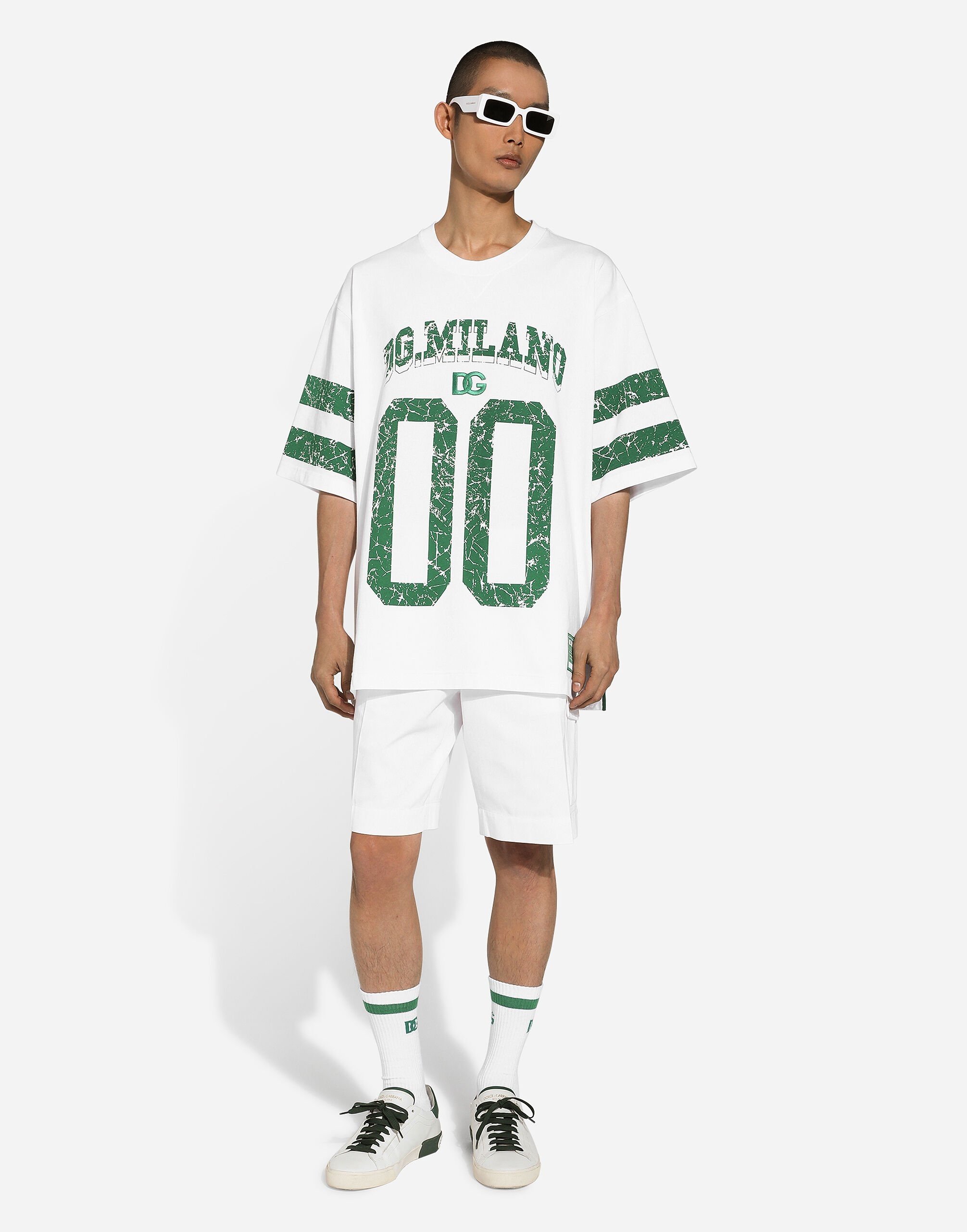 Gabardine shorts with side pockets - 2