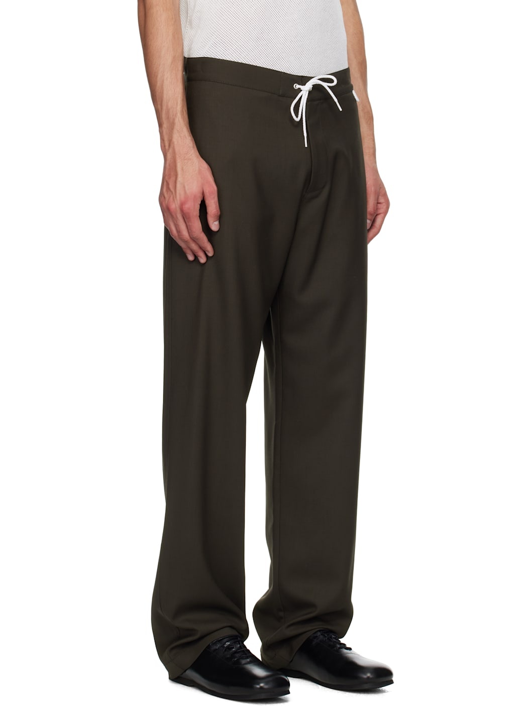 Brown Virgin Wool People's Pants - 2