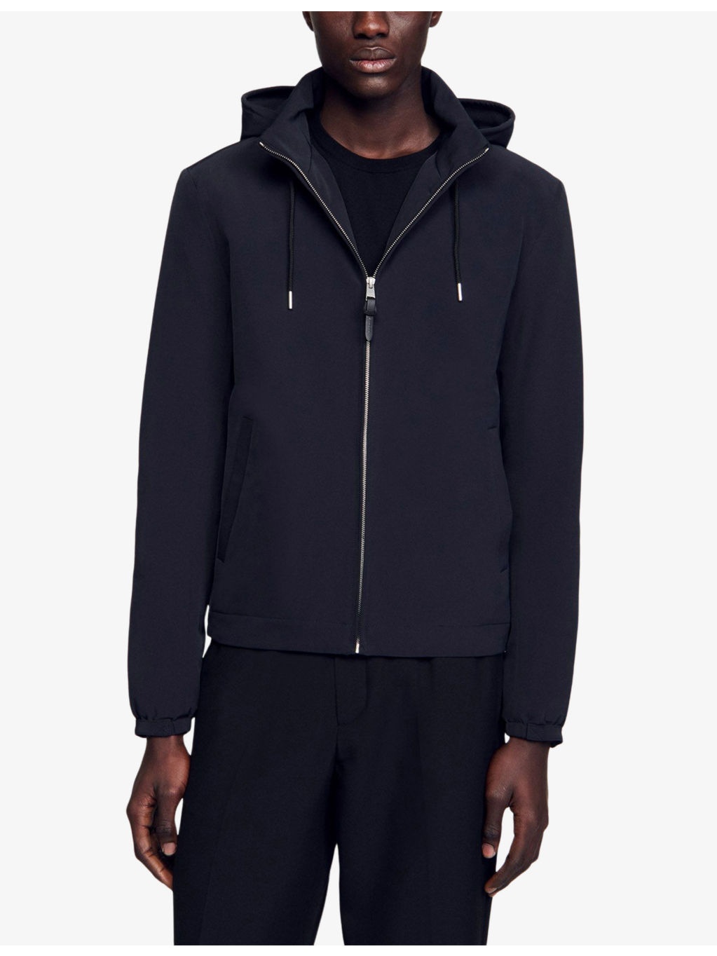 Hooded Zip-Up Stretch-Woven Jacket - 3