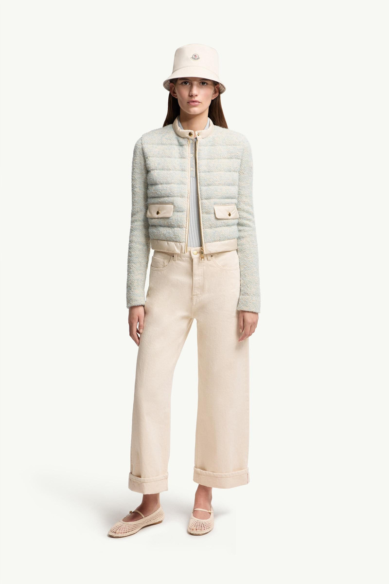 Moncler Wool & Alpaca Blend Padded Zip-Up Cardigan outlook