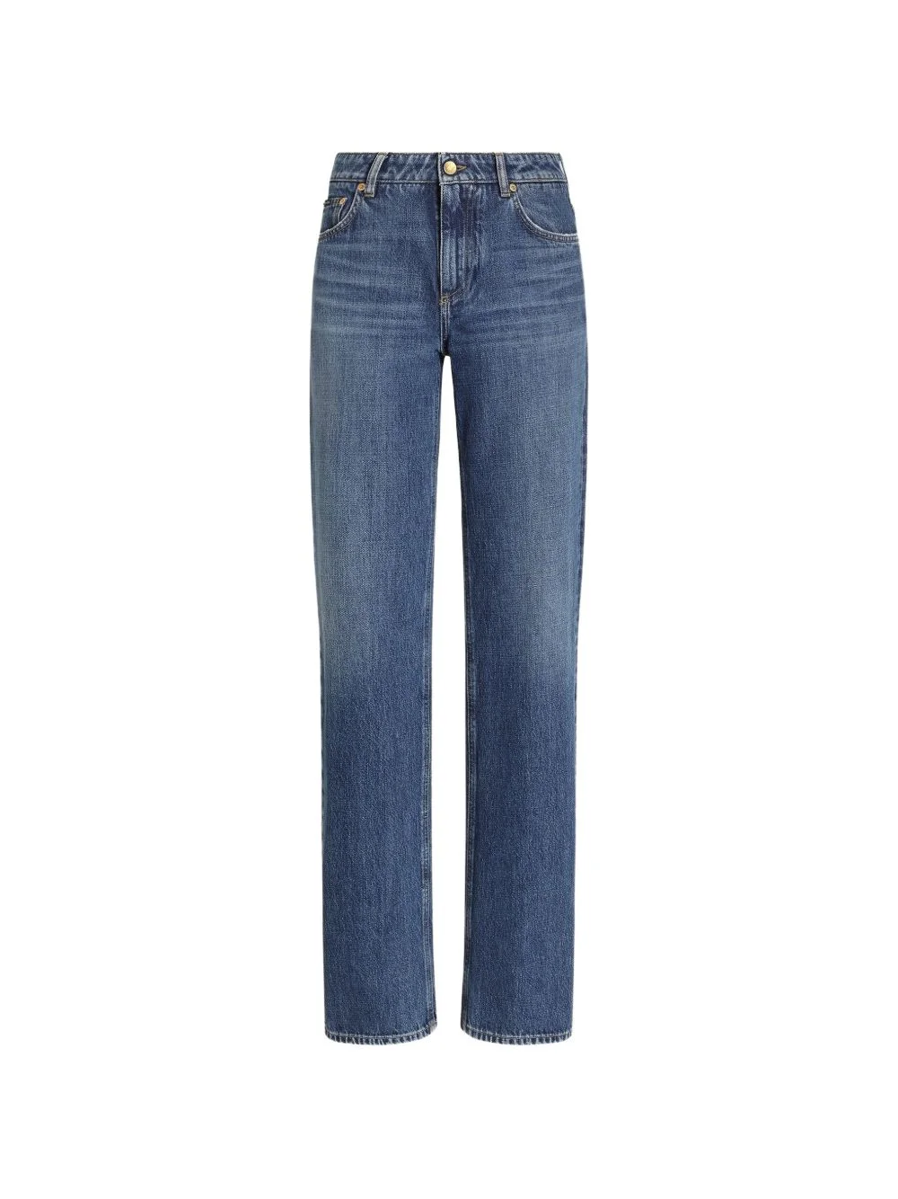 5-pocket denim trousers - 1