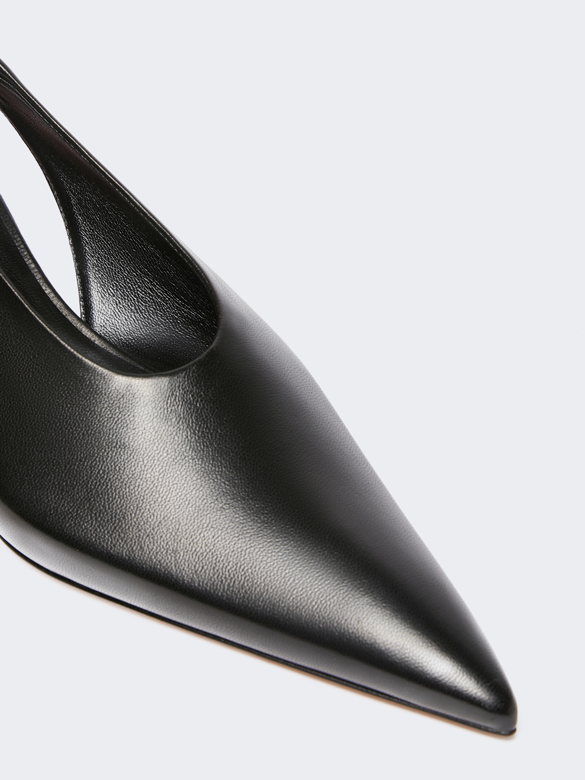 GABON Leather slingbacks - 4