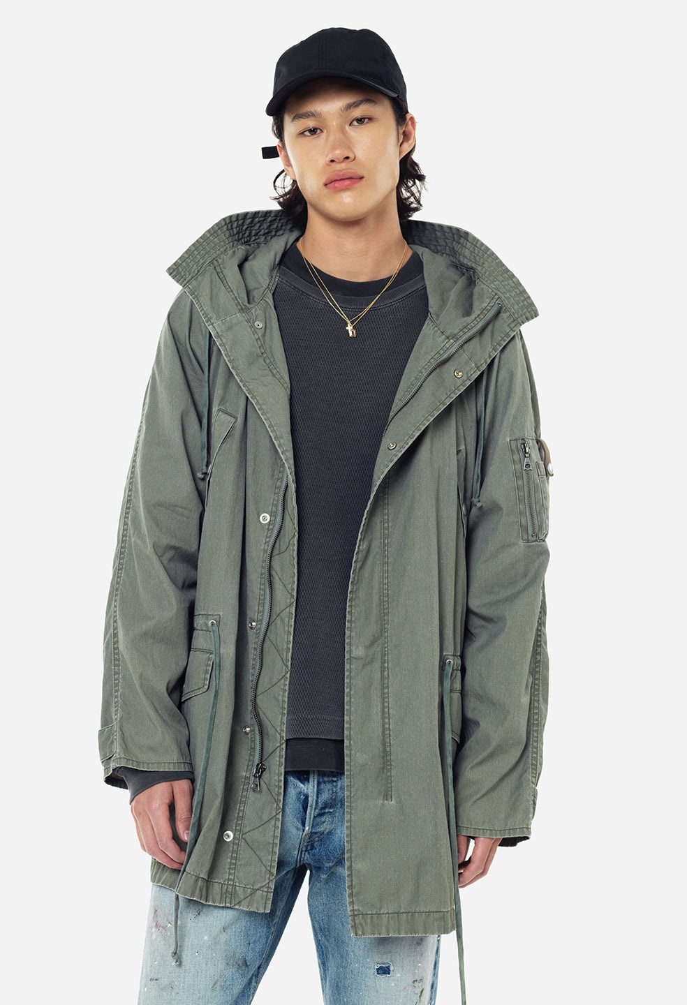 COTTON POPLIN FRAME II PARKA - 2