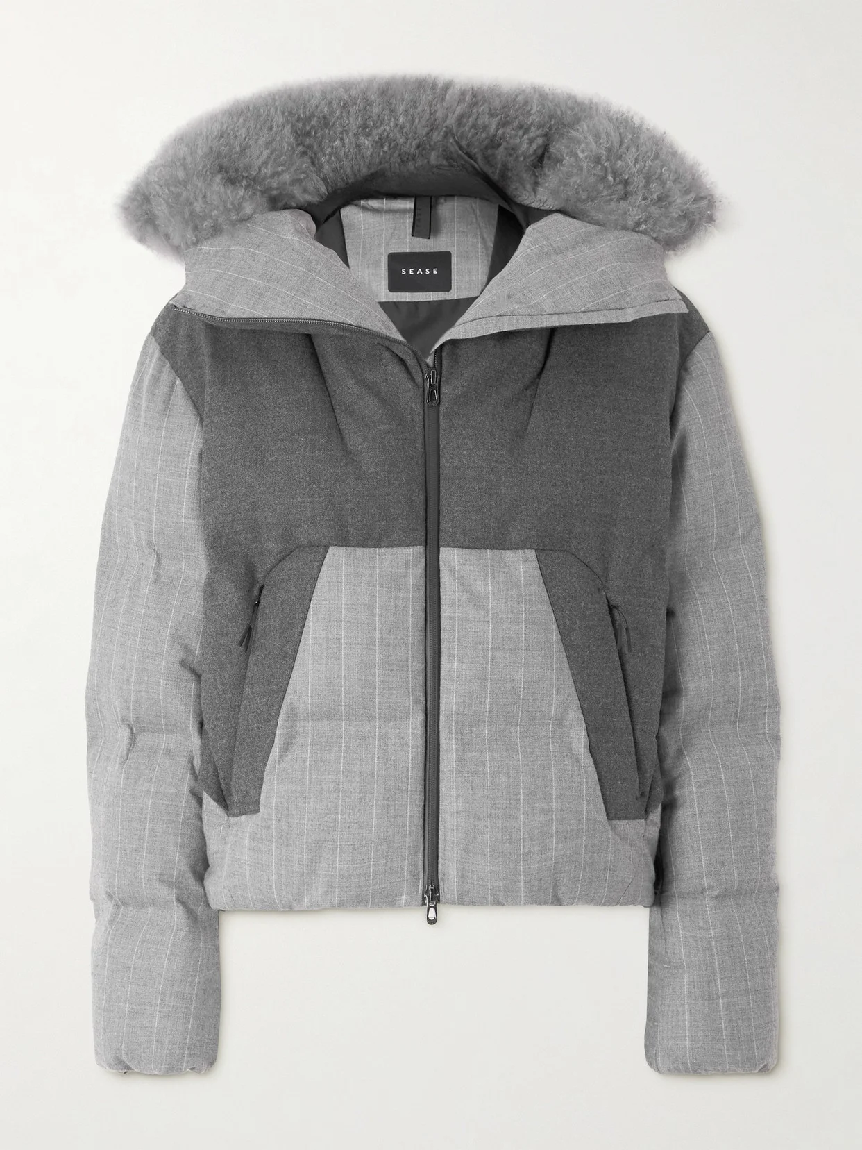 Arlo Vampire 3.0 Hooded Quilted Striped Cashmere-blend Down Ski Jacket - 1