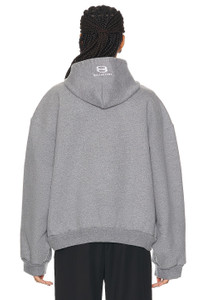 BALENCIAGA Boxy Zip Up Hoodie | forward | REVERSIBLE