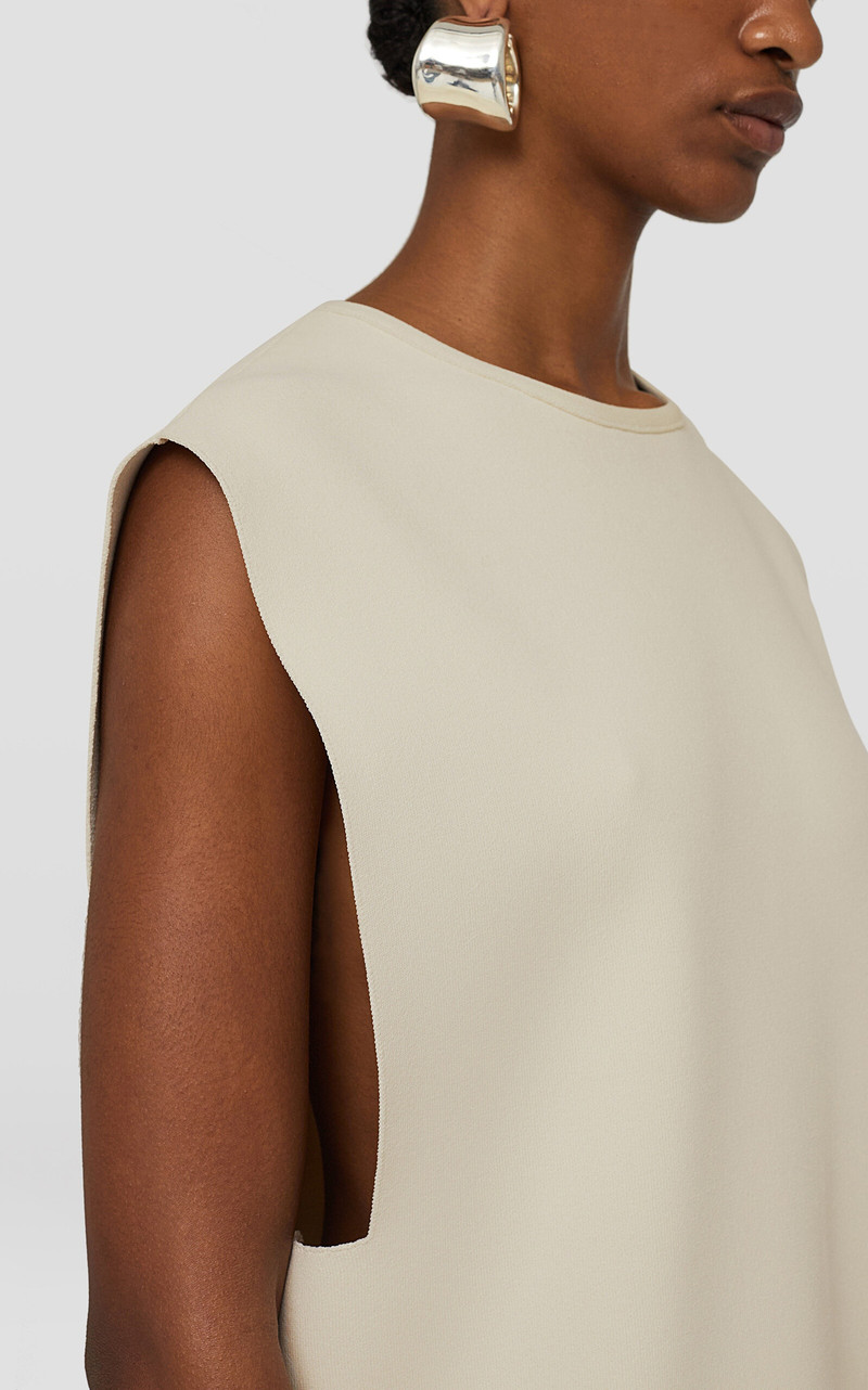 Sequin Fringed Midi Dress ivory 6