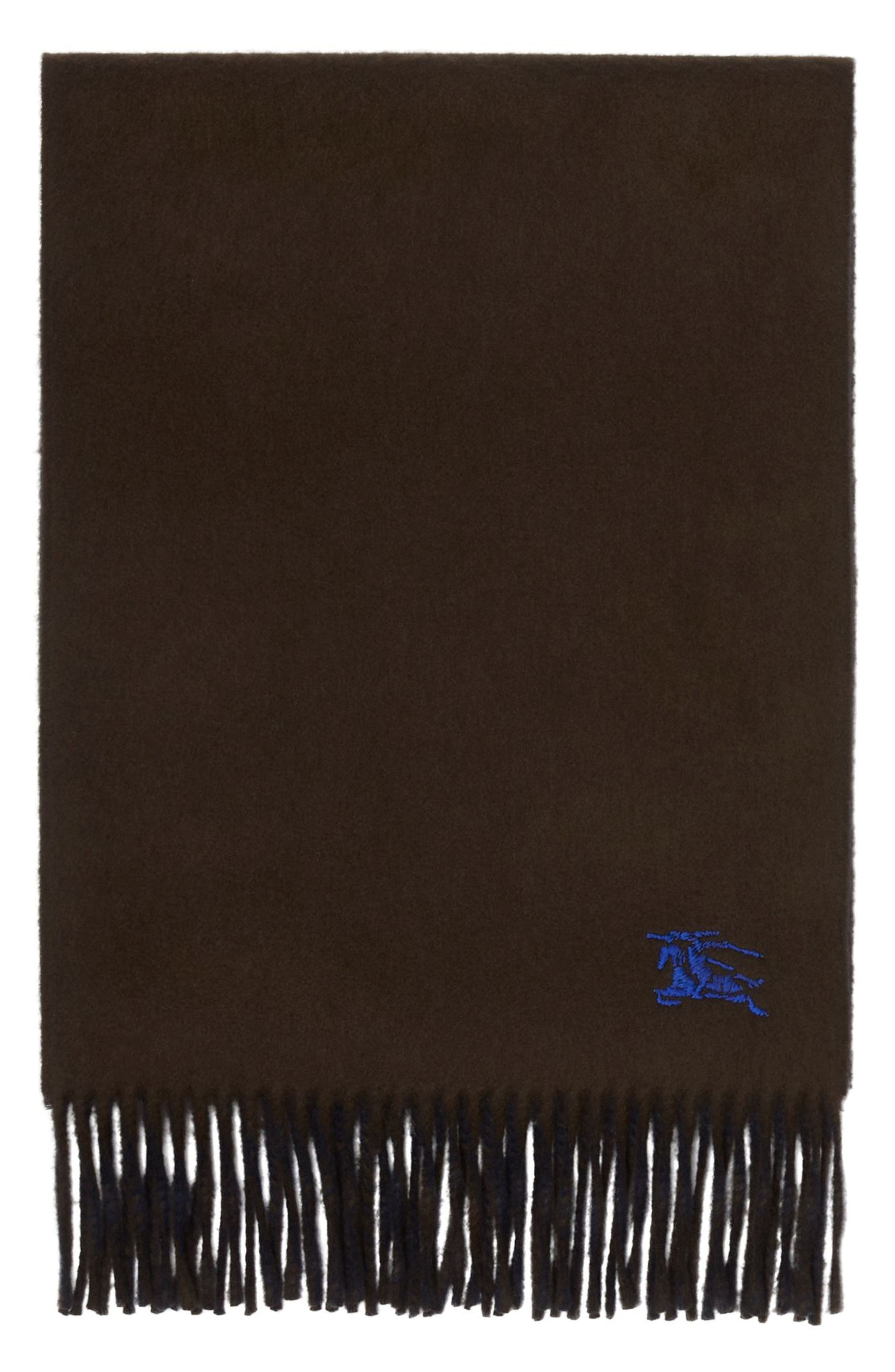 burberry Reversible EKD Embroidered Cashmere Scarf in Snug/Ink at Nordstrom - 2