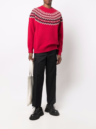 Junya Watanabe MAN mid-rise straight-leg trousers outlook