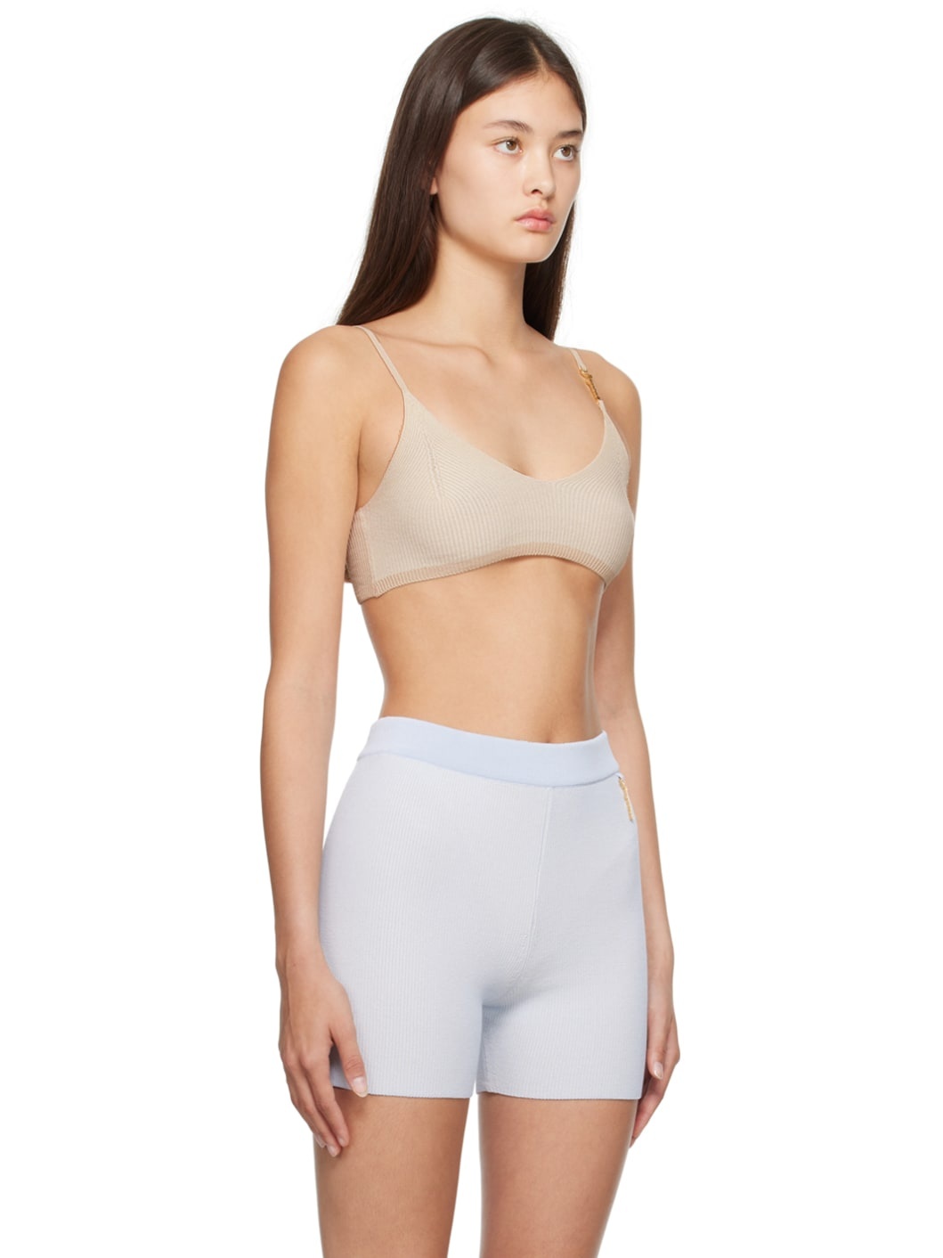 Beige Le Raphia 'Le Bandeau Pralu' Tank Top - 2