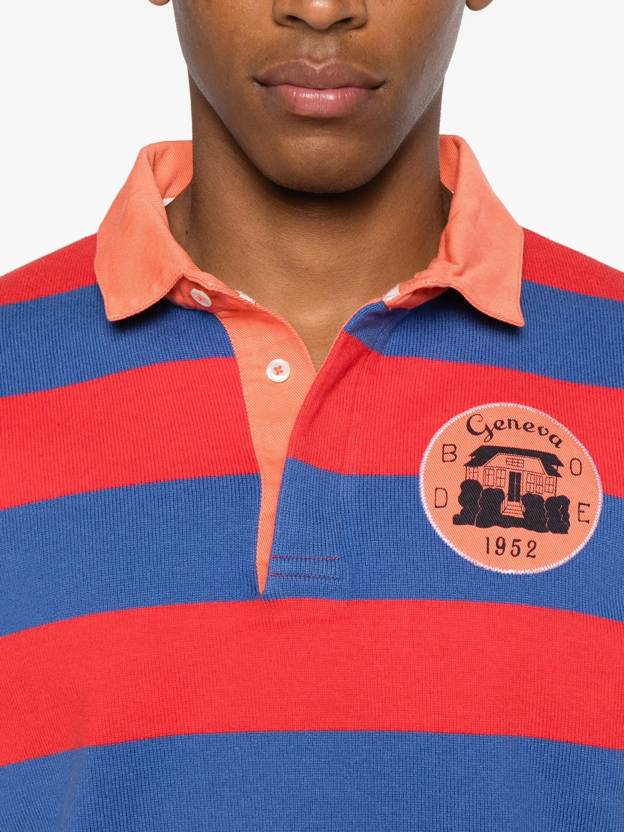 Bode Striped Rugby Polo Shirt - 3