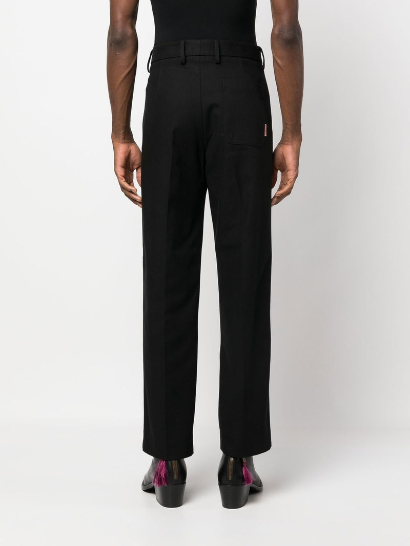 high-waisted straight-leg trousers 4